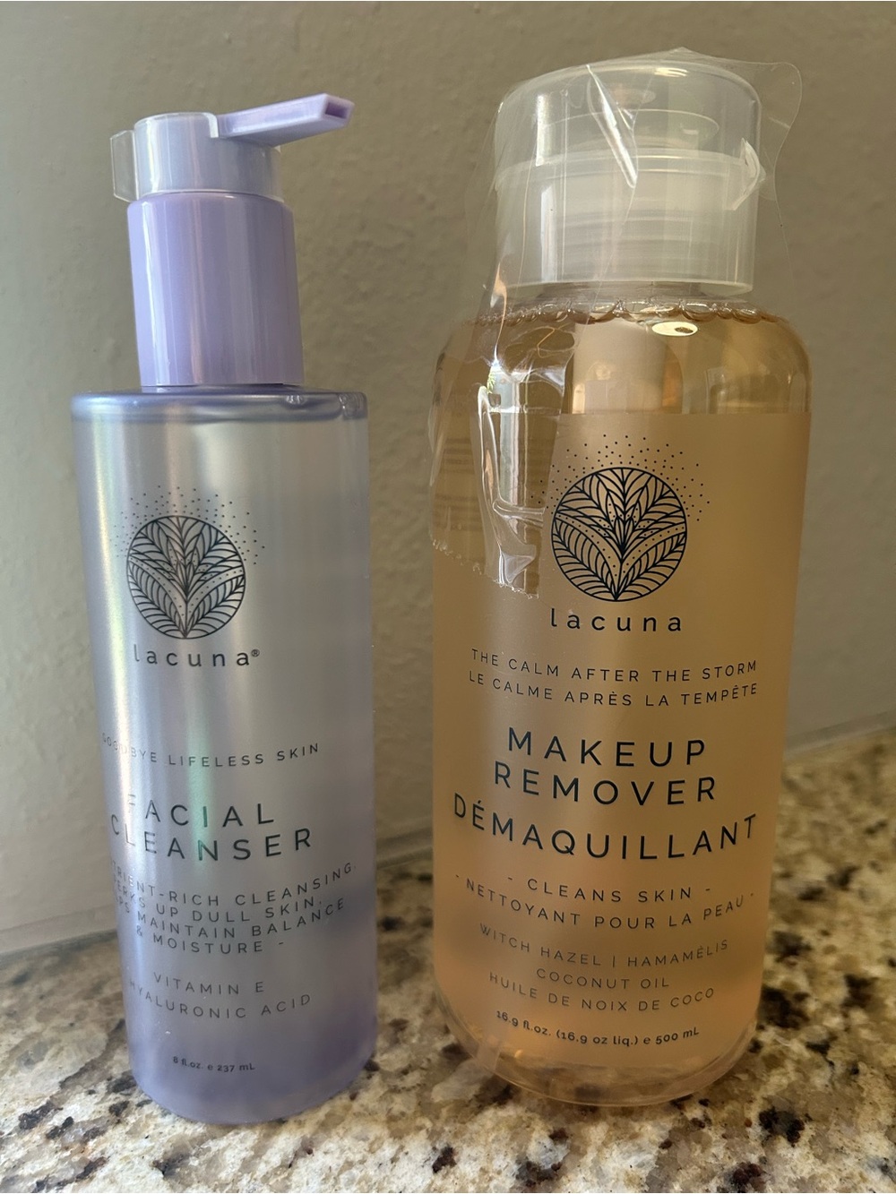 Lacuna Bundle - Makeup Remover and Gentle Skin Cleanser